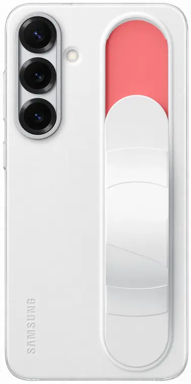 Origineel Samsung Galaxy S25 Plus Hoesje Standing Grip Case Wit afbeelding 1