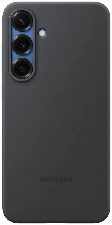 Origineel Samsung Galaxy S25 Plus Hoesje Silicone Case Back Cover Zwart afbeelding 1