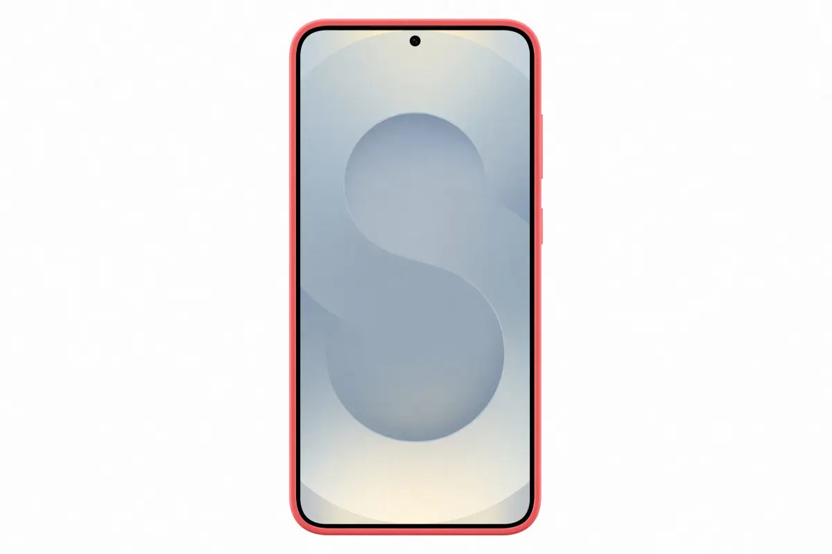 Origineel Samsung Galaxy S25 Plus Hoesje Silicone Case Back Cover Rood afbeelding 3