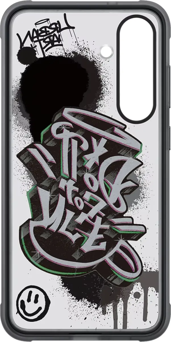 Origineel Samsung Galaxy S25 Plus Hoesje Rugged FlipSuit Case Transparant Zwart afbeelding 7