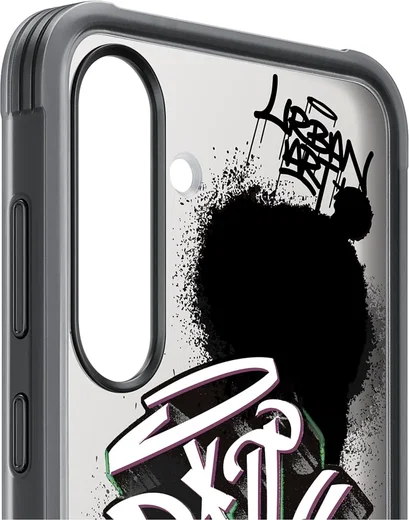 Origineel Samsung Galaxy S25 Plus Hoesje Rugged FlipSuit Case Transparant Zwart afbeelding 8