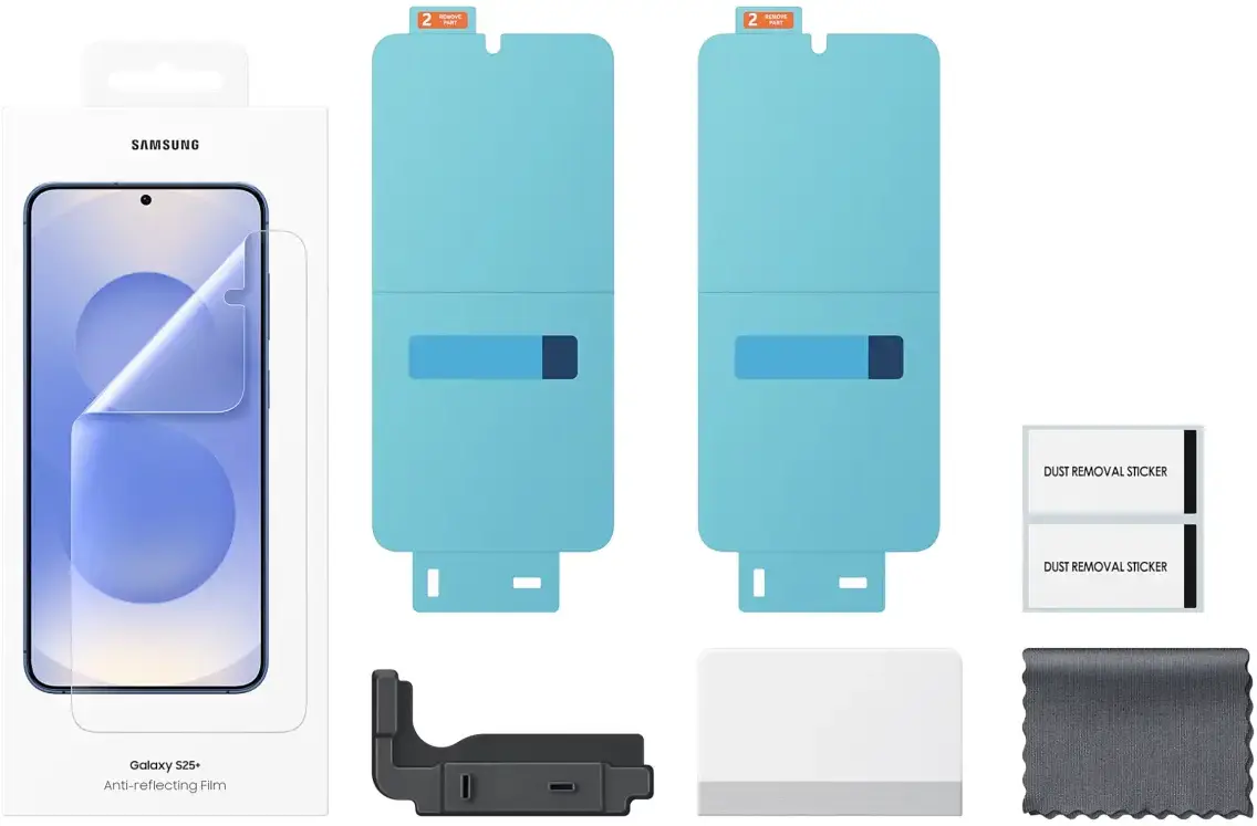 Originele Samsung Galaxy S25 Plus Screen Protector Display Folie (2-Pack) afbeelding 5