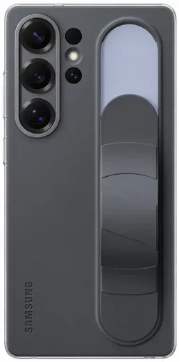 Origineel Samsung Galaxy S25 Ultra Hoesje Standing Grip Case Zwart afbeelding 1