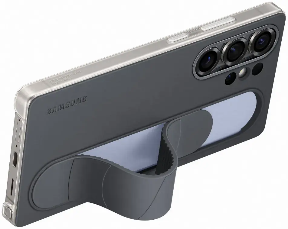 Origineel Samsung Galaxy S25 Ultra Hoesje Standing Grip Case Zwart afbeelding 2