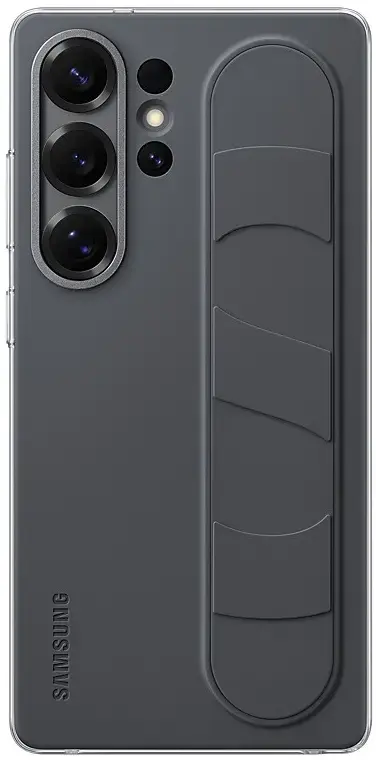 Origineel Samsung Galaxy S25 Ultra Hoesje Standing Grip Case Zwart afbeelding 3
