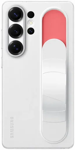 Origineel Samsung Galaxy S25 Ultra Hoesje Standing Grip Case Wit afbeelding 1