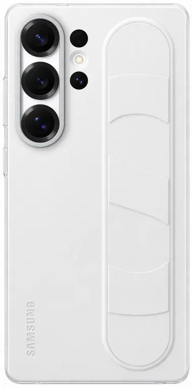 Origineel Samsung Galaxy S25 Ultra Hoesje Standing Grip Case Wit afbeelding 3