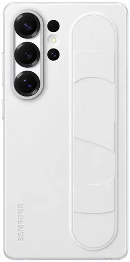 Origineel Samsung Galaxy S25 Ultra Hoesje Standing Grip Case Wit afbeelding 3