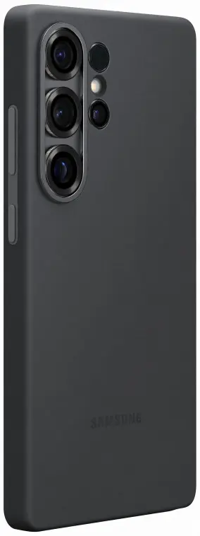 Origineel Samsung Galaxy S25 Ultra Hoesje Silicone Case Back Cover Zwart afbeelding 2