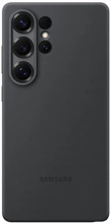 Origineel Samsung Galaxy S25 Ultra Hoesje Silicone Case Back Cover Zwart afbeelding 1