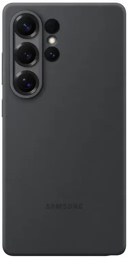 Origineel Samsung Galaxy S25 Ultra Hoesje Silicone Case Back Cover Zwart afbeelding 1
