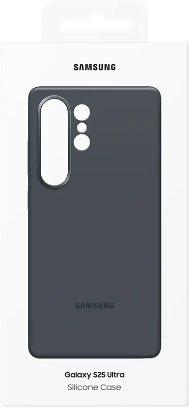 Origineel Samsung Galaxy S25 Ultra Hoesje Silicone Case Back Cover Zwart afbeelding 7