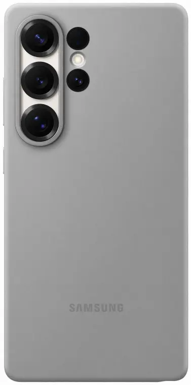 Origineel Samsung Galaxy S25 Ultra Hoesje Silicone Case Back Cover Grijs afbeelding 1
