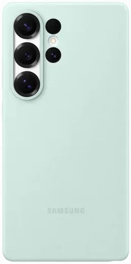 Origineel Samsung Galaxy S25 Ultra Hoesje Silicone Case Back Cover Mint afbeelding 1