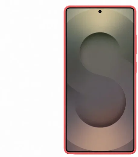 Origineel Samsung Galaxy S25 Ultra Hoesje Silicone Case Back Cover Rood afbeelding 3