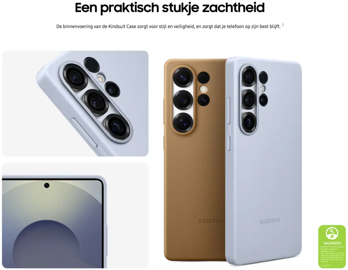 Origineel Samsung Galaxy S25 Ultra Hoesje KindSuit Case Blauw afbeelding 4