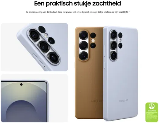 Origineel Samsung Galaxy S25 Ultra Hoesje KindSuit Case Blauw afbeelding 4