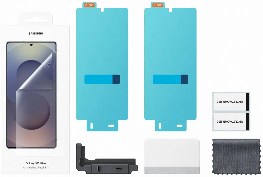 Originele Samsung Galaxy S25 Ultra Screen Protector Display Folie (2-Pack) afbeelding 2