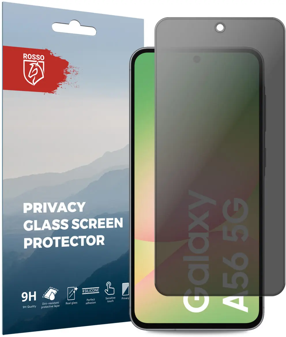 Rosso Samsung Galaxy A56 9H Tempered Glass Screen Protector Privacy afbeelding 1