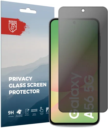 Rosso Samsung Galaxy A56 9H Tempered Glass Screen Protector Privacy afbeelding 1