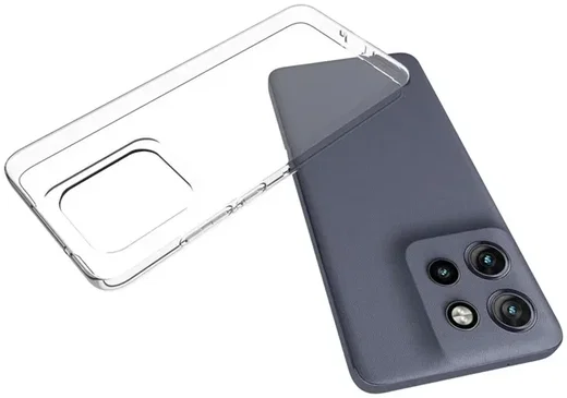 Motorola Moto Edge 50 Neo Hoesje Dun TPU Back Cover Transparant afbeelding 4
