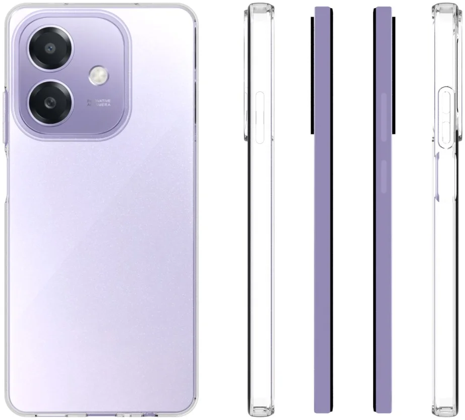 Oppo A60 5G / A40 / A40m Hoesje Dun TPU Back Cover Transparant afbeelding 7