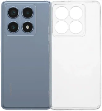 Xiaomi 14T Pro Hoesje Dun TPU Back Cover Transparant