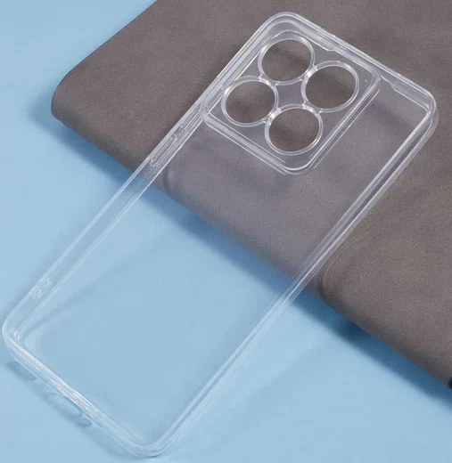 Xiaomi 14T Pro Hoesje Dun TPU Back Cover Transparant afbeelding 3