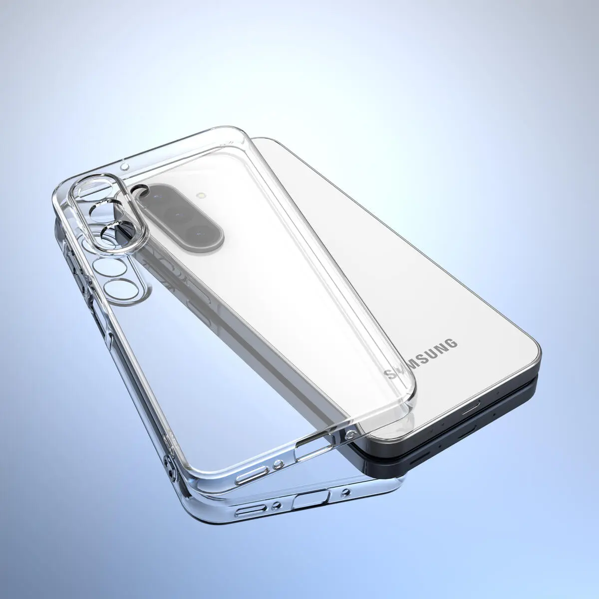 Samsung Galaxy A26 Hoesje Dun TPU Back Cover Transparant afbeelding 4
