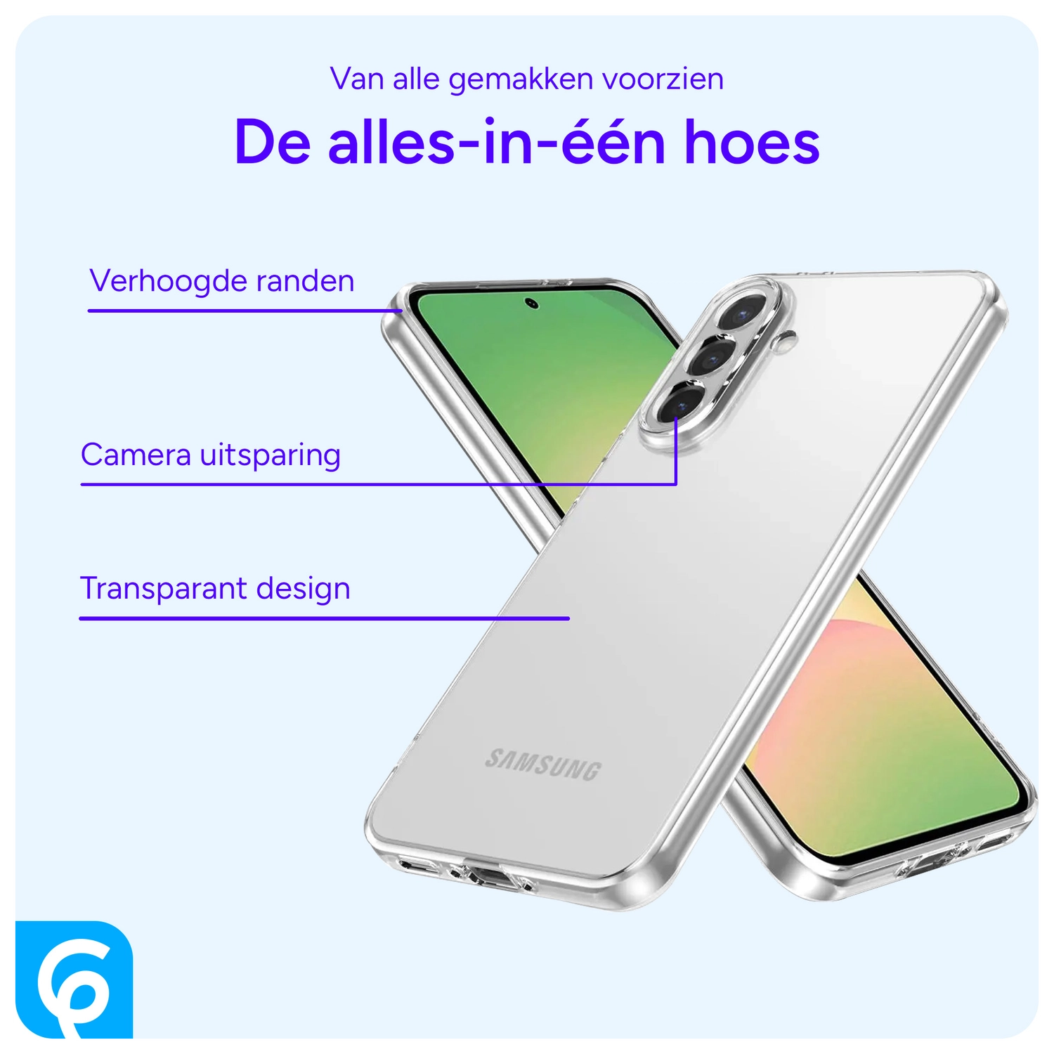 Samsung Galaxy A56 Hoesje Dun TPU Back Cover Transparant afbeelding 2