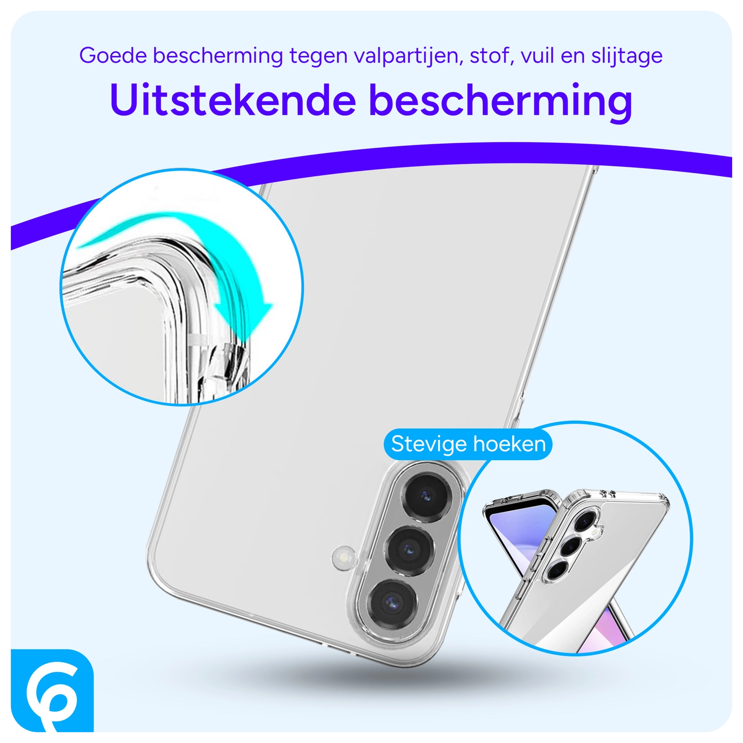 Samsung Galaxy A56 Hoesje Dun TPU Back Cover Transparant afbeelding 3
