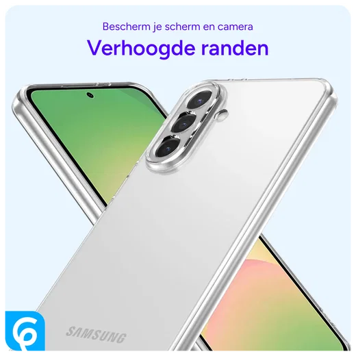Samsung Galaxy A56 Hoesje Dun TPU Back Cover Transparant afbeelding 6