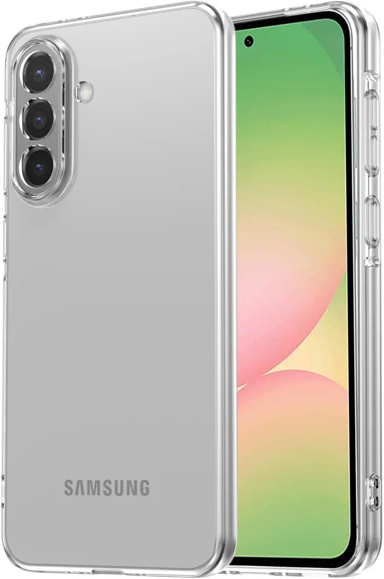 Samsung Galaxy A56 Hoesje Dun TPU Back Cover Transparant afbeelding 1