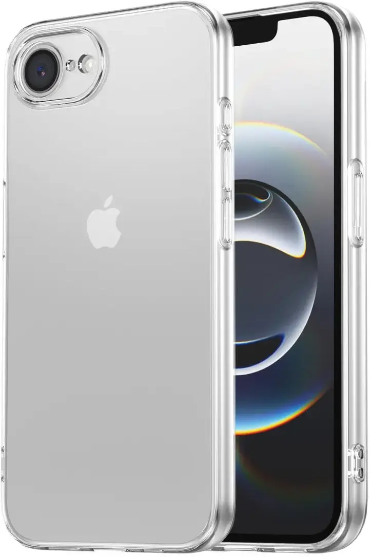 Apple iPhone 17e / 16e Hoesje Dun TPU Back Cover Transparant afbeelding 1