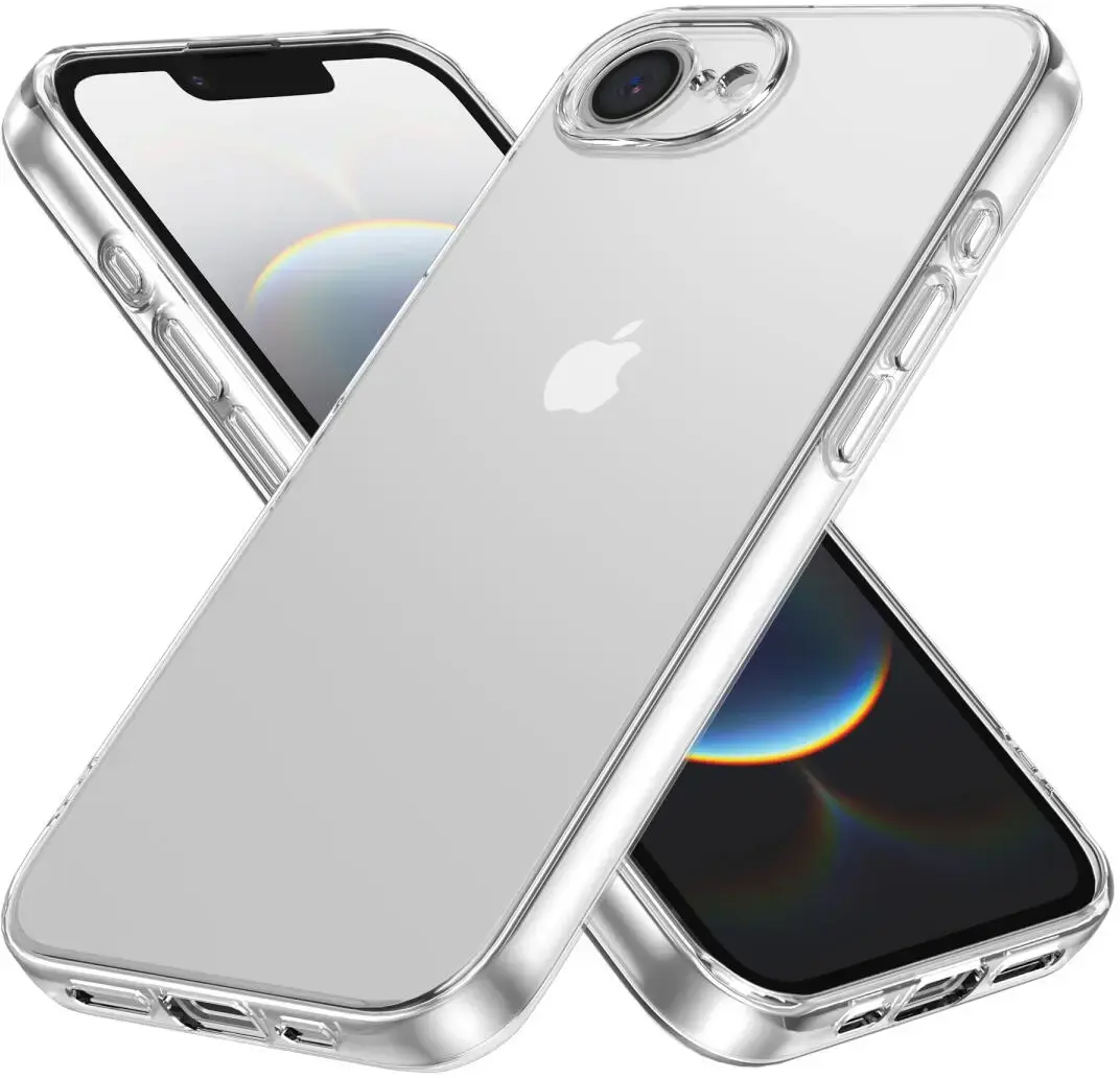 Apple iPhone 17e / 16e Hoesje Dun TPU Back Cover Transparant afbeelding 2