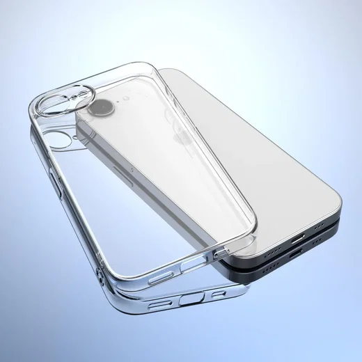Apple iPhone 17e / 16e Hoesje Dun TPU Back Cover Transparant afbeelding 4