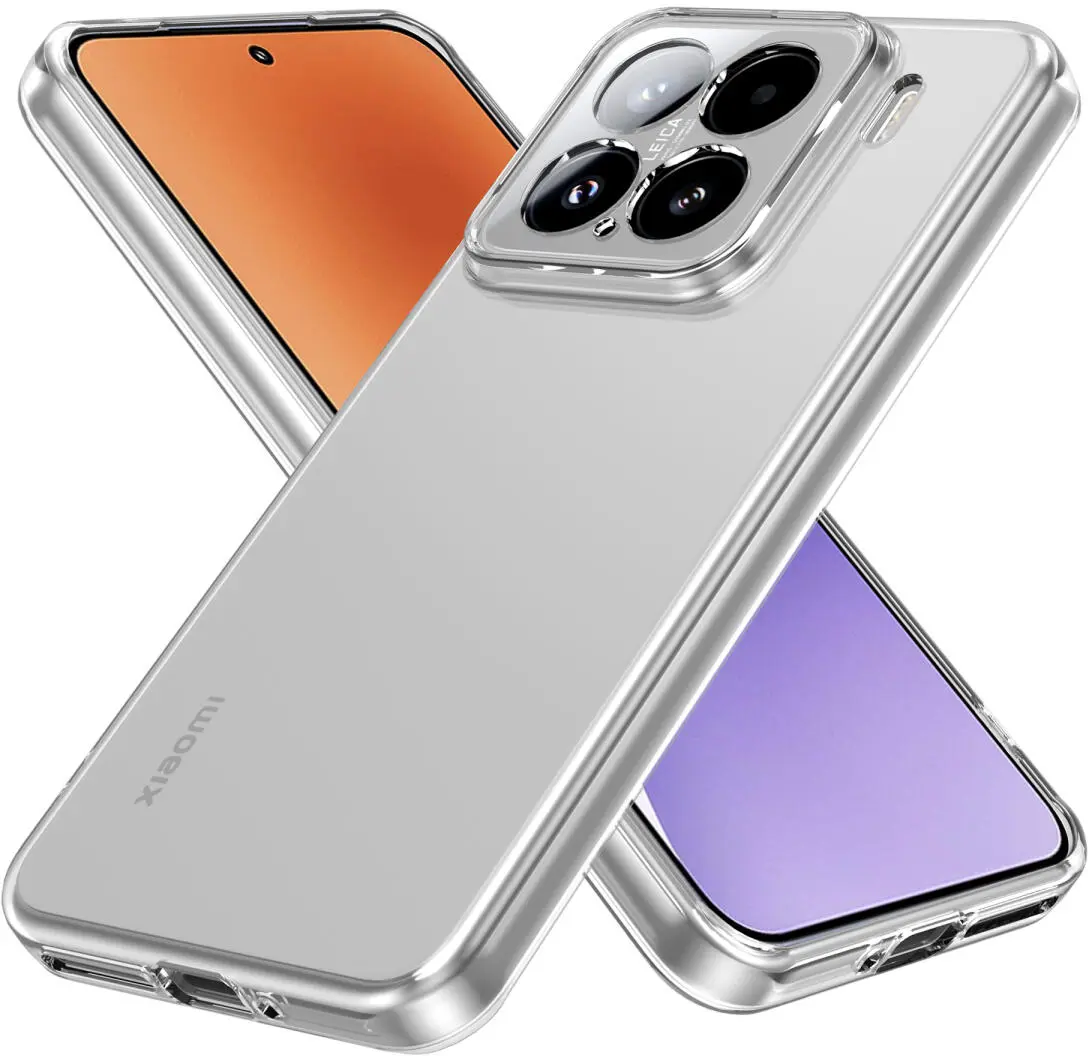 Xiaomi 15 Hoesje Dun TPU Back Cover Transparant afbeelding 2