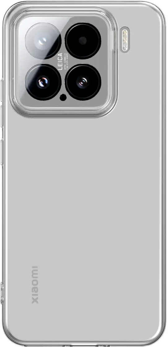 Xiaomi 15 Hoesje Dun TPU Back Cover Transparant afbeelding 4
