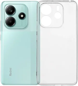 Xiaomi Redmi Note 14 4G Hoesje Dun TPU Back Cover Transparant