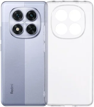 Xiaomi Poco X7 / Redmi Note 14 Pro 5G Hoesje Dun TPU Back Cover Transparant