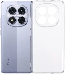 Xiaomi Poco X7 / Redmi Note 14 Pro 5G Hoesje Dun TPU Back Cover Transparant afbeelding