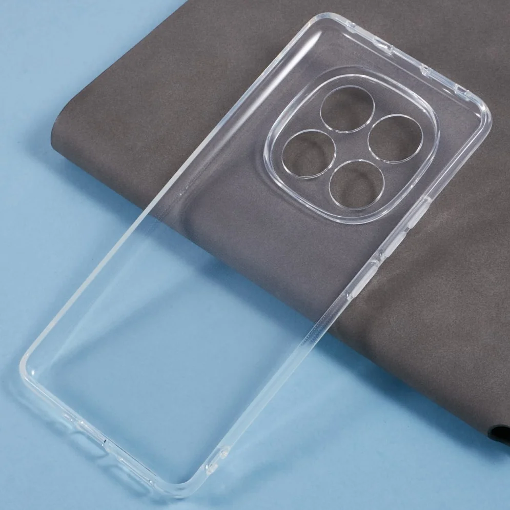 Xiaomi Poco X7 / Redmi Note 14 Pro 5G Hoesje Dun TPU Back Cover Transparant afbeelding 3