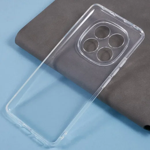 Xiaomi Poco X7 / Redmi Note 14 Pro 5G Hoesje Dun TPU Back Cover Transparant afbeelding 3