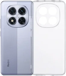 Xiaomi Redmi Note 14 Pro+ Hoesje Dun TPU Back Cover Transparant afbeelding