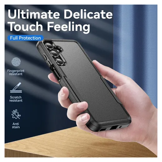 Samsung Galaxy A26 Hoesje Schokbestendige Hardcase Back Cover Zwart afbeelding 13