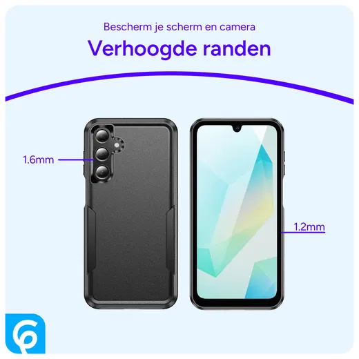 Samsung Galaxy A26 Hoesje Schokbestendige Hardcase Back Cover Zwart afbeelding 4