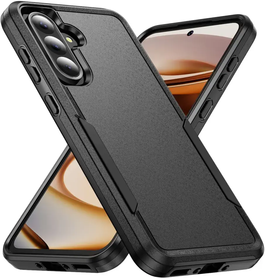 Samsung Galaxy A56 Hoesje Schokbestendige Hardcase Back Cover Zwart afbeelding 1
