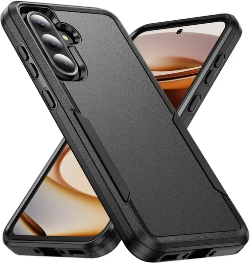 Samsung Galaxy A56 Hoesje Schokbestendige Hardcase Back Cover Zwart afbeelding 1