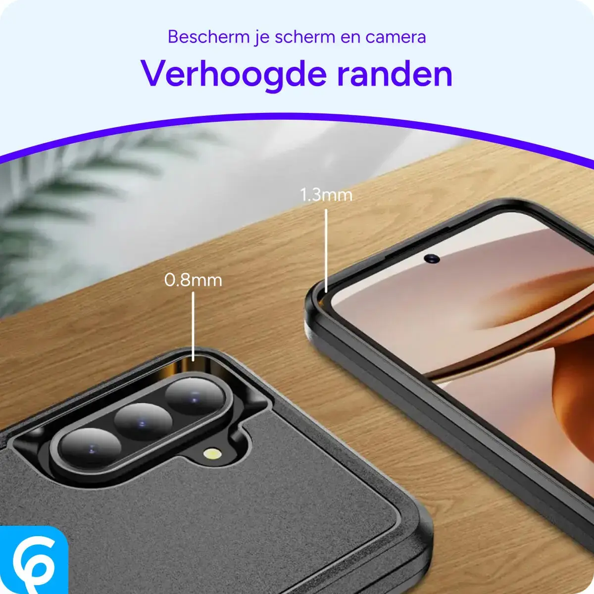 Samsung Galaxy A56 Hoesje Schokbestendige Hardcase Back Cover Zwart afbeelding 5