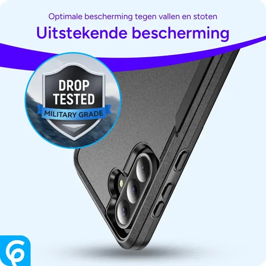 Samsung Galaxy A56 Hoesje Schokbestendige Hardcase Back Cover Zwart afbeelding 2